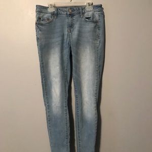 Light wash jeans